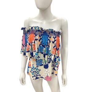 NWT Plenty By Tracy Reese Anthropologie Top Women’s Size S Stretchy Neckline
